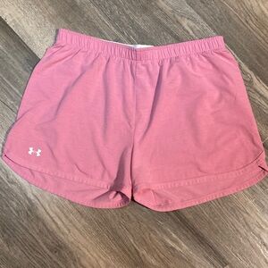 Under Armour Women's Athletic Shorts in Pink